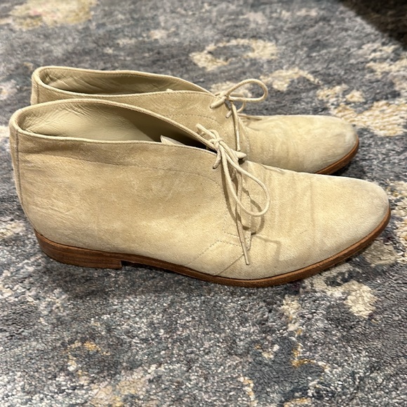 Jenni Kayne cream suede desert boots 8.5 - Picture 2 of 6
